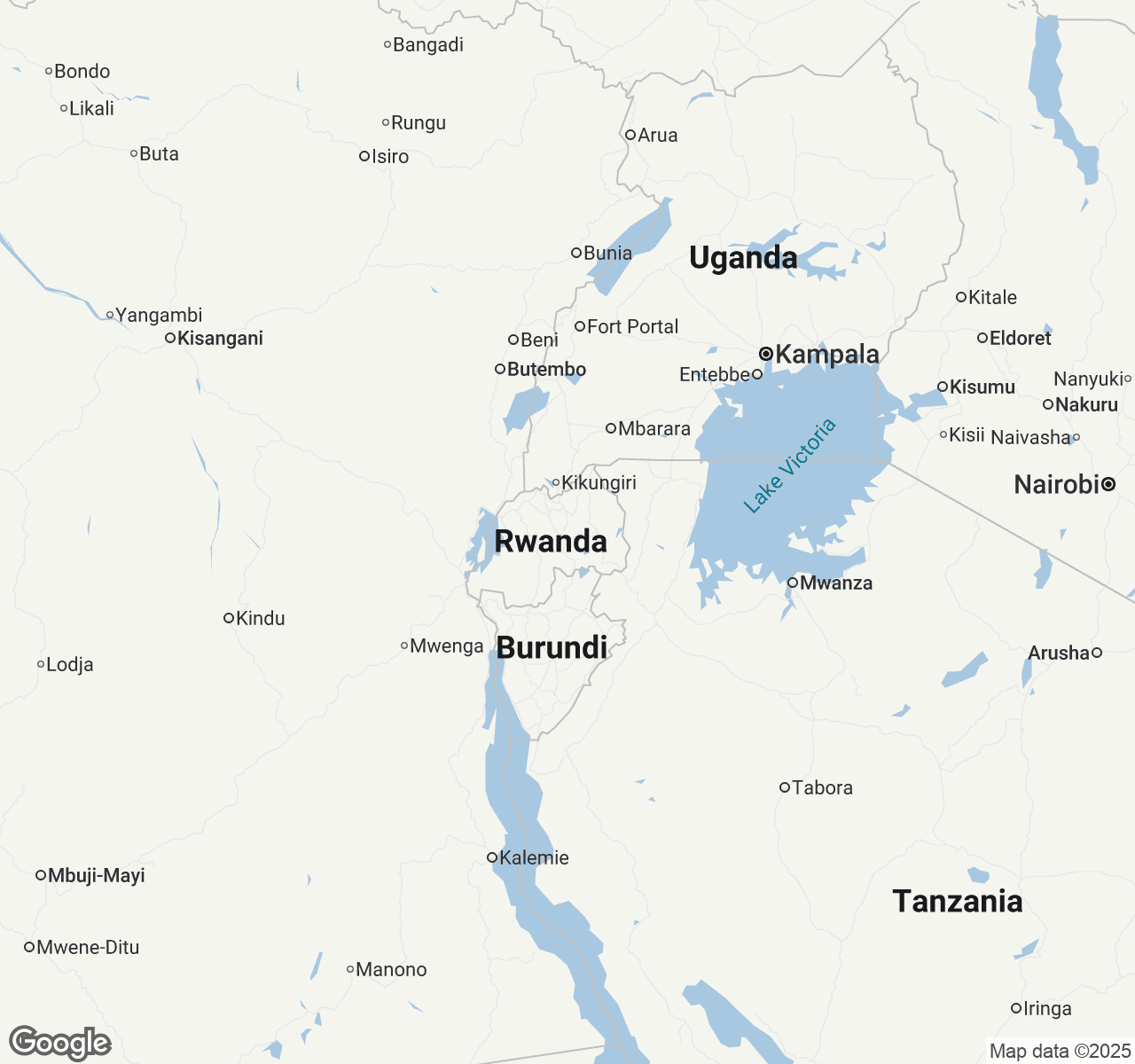 Map of Kigali